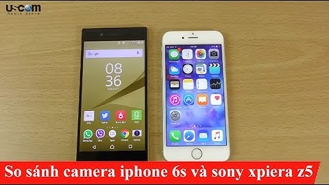 So sánh iphone 6 và xperia x