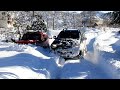 Mitsubishi L200 vs LADA NIVA 1.6 ||  Snow OFF ROAD @TURKEY