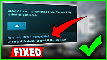 How To Fix Error BLZBNTAGT00000960 BATTLE.NET Error