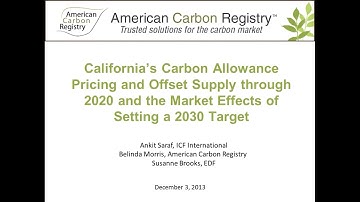 ACR Webinar: California