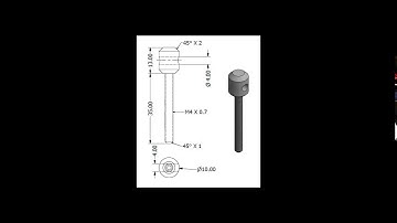 V-Block Assembly _ Part 2 - FASTENER ROD by Autodesk Inventor 2017