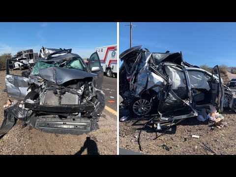 Witness talks about deadly crash on I-10 south of Phoenix - YouTube