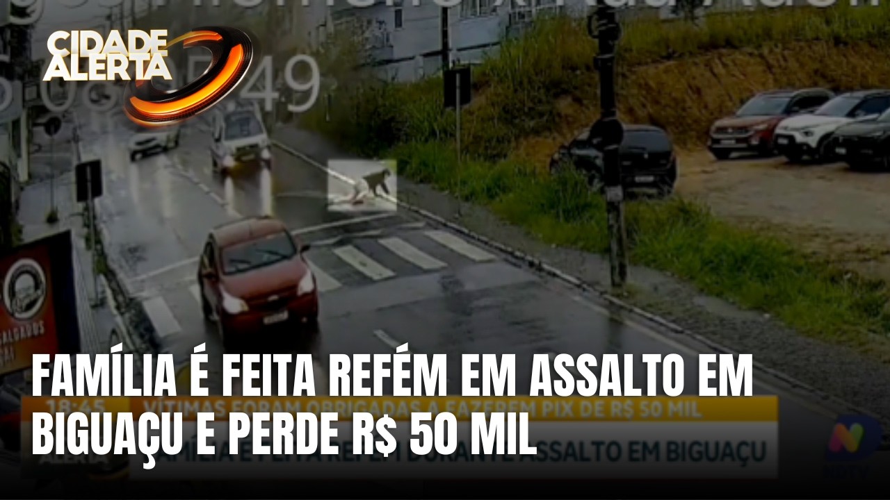 Família é feita refém durante assalto e obrigada a fazer Pix de R$ 50 mil