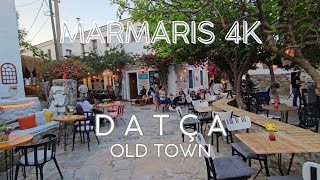 Marmaris 4K - Datça Old Town Walking Tour in April 2024 - Turkey 4K - Eski Datça - 4K Walking Tour