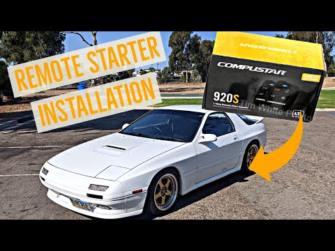 FC3s RX7 Remote start install Compustar CS920-S (920S)