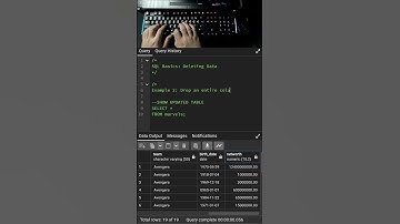 Learn SQL Basics: Delete Data from Table in 60 Seconds | ASMR - No Talking
