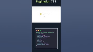 pagination CSS #coding