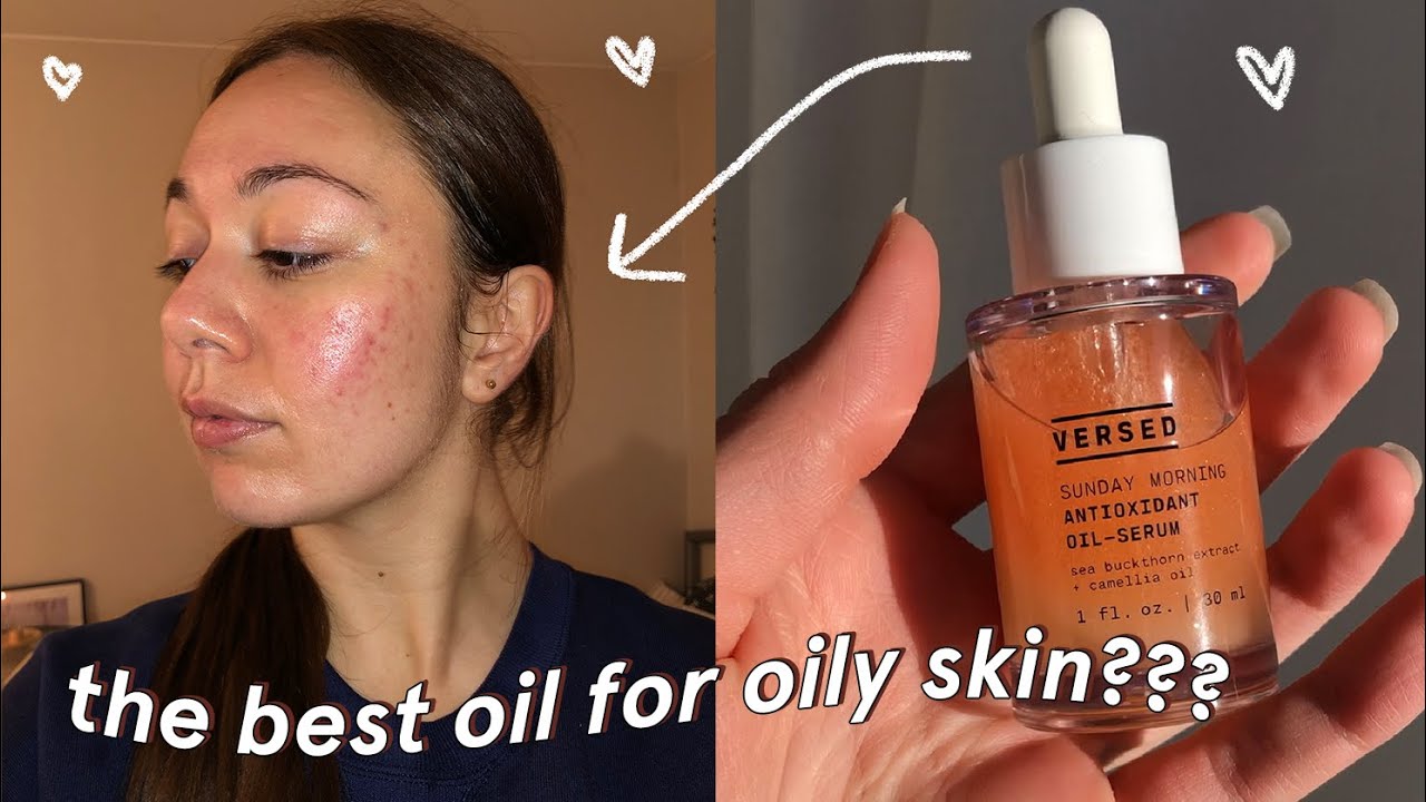 VERSED REVIEW I Sunday Morning Antioxidant Oil Serum on OILY SKIN! The