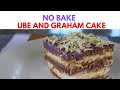 No Bake Ube and Graham Cake|Ube and Graham Float |Ube Leche Graham