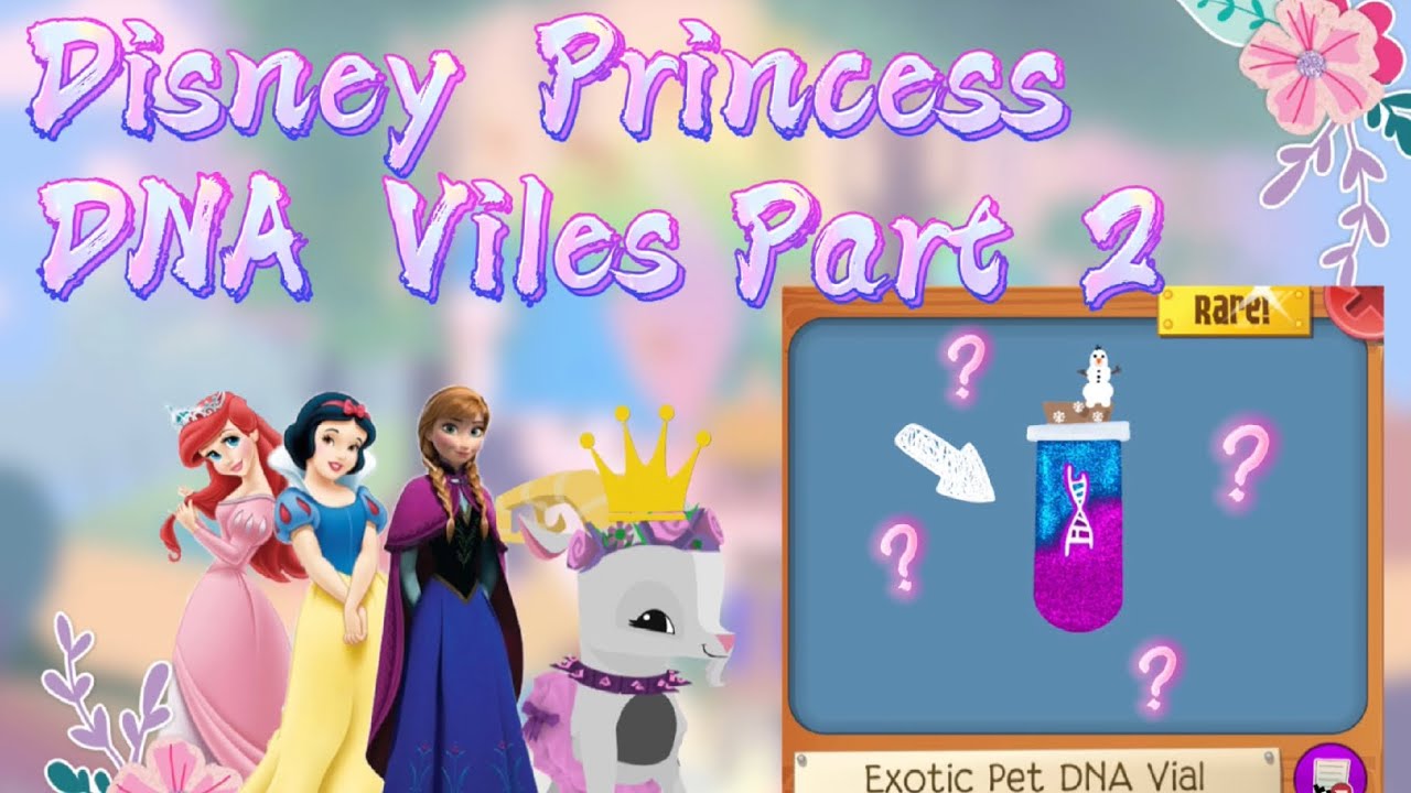 DISNEY PRINCESS DNA VILES I DESIGNED! PART 2- PINK CLOUDS AJ