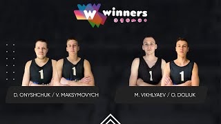 Winners Beach Volleyball. Men. D. Onyshchuk / V. Maksymovych - M. Vikhlyaev / O. Doliuk 26.04.2024