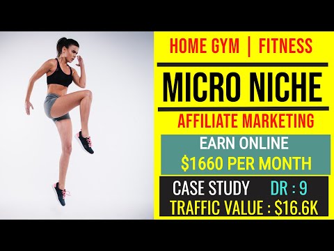 Fitness Blogging | Earn $1660/Month | Start Fitness Blog with Home Gym as Micro Niche Blog Topic