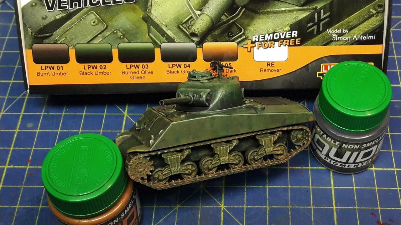 5 MINUTES DUSTING WITH LIFECOLOR LIQUID PIGMENTS YouTube