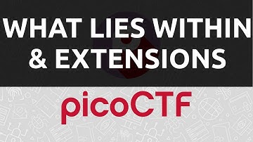 PicoCTF 2019 [11] What Lies Within & Extensions