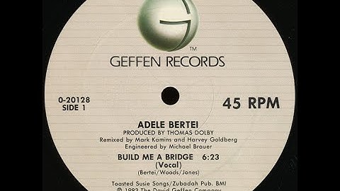 Adele Bertei - Build Me A Bridge (1983) [Electrofunk/Boogie] HQ