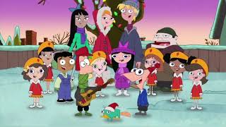 Phineas and Ferb we wish you a merry Christmas for 1 hour