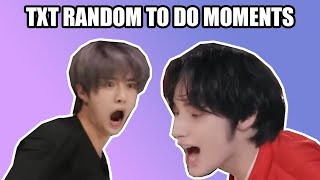 TXT most chaotic TO DO moments (part 1)