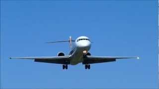 Crosswind Landing Boeing 717 Volotea Ei-Exi Toulon Airport Lfth-Tln