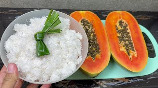 4 Resep olahan pepaya ter-Enak‼️Wajib banget di cobain, kalau sudah coba pasti ketagihan