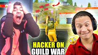 Hacker On Guild War😡 Hacker Rocked Tonde Bhai & Laka Shocked😱 Garena Free Fire