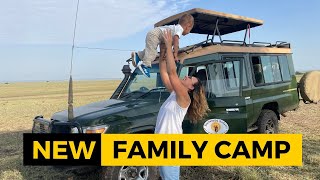 I found a NEW luxury FAMILY camp inside the Masai Mara!