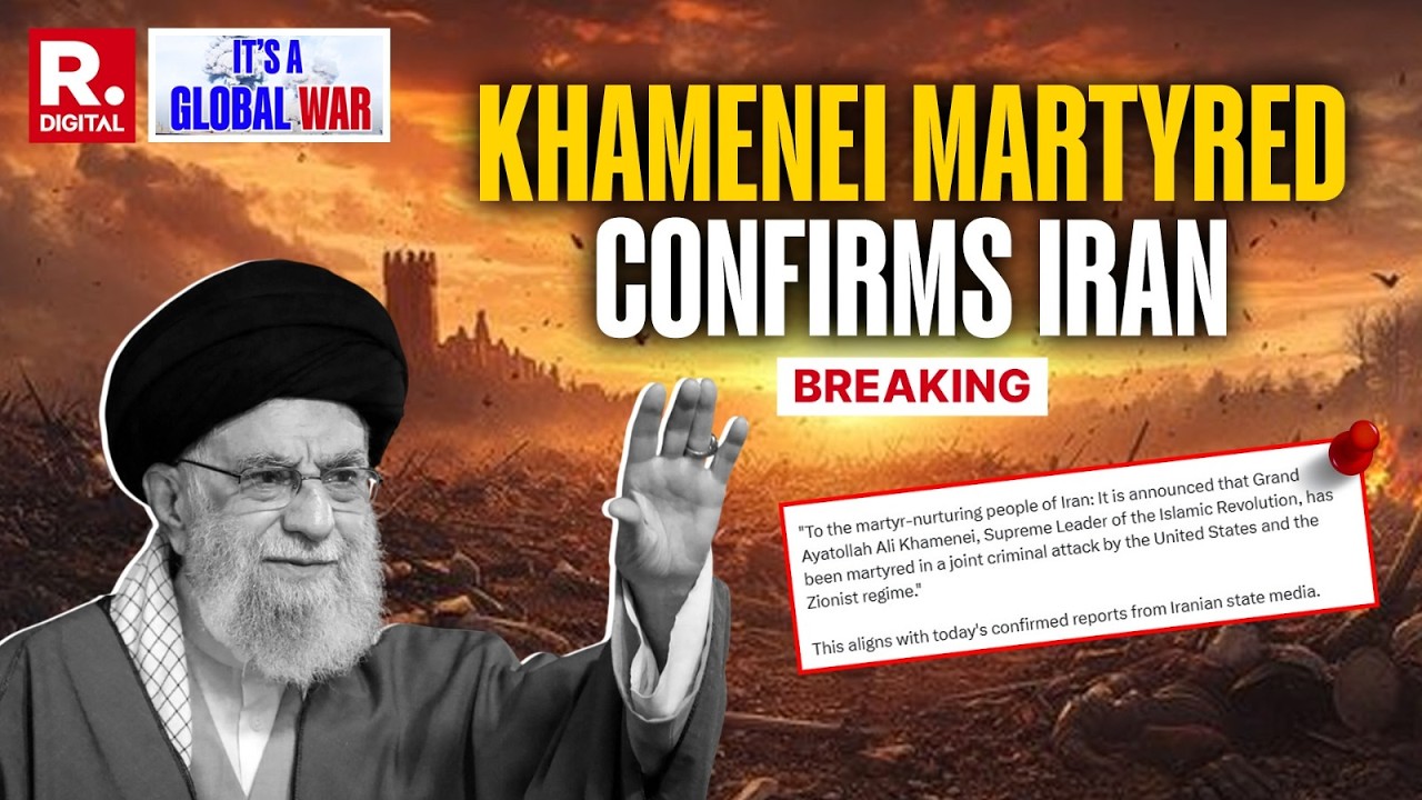 BREAKING: Israel-Iran War: Iranian State Media Confirms Ayatollah Ali Khamenei Martyred In Strikes