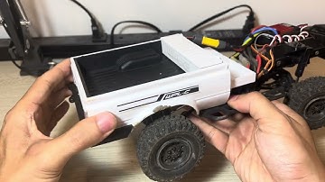 Liang RC - WPL C24 Rear Bumber Install