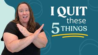 5 Things I Stopped Doing in Our Homeschool (and What I Do Instead) 5 Things I Stopped Doing in Our Homeschool (and What I Do Instead)