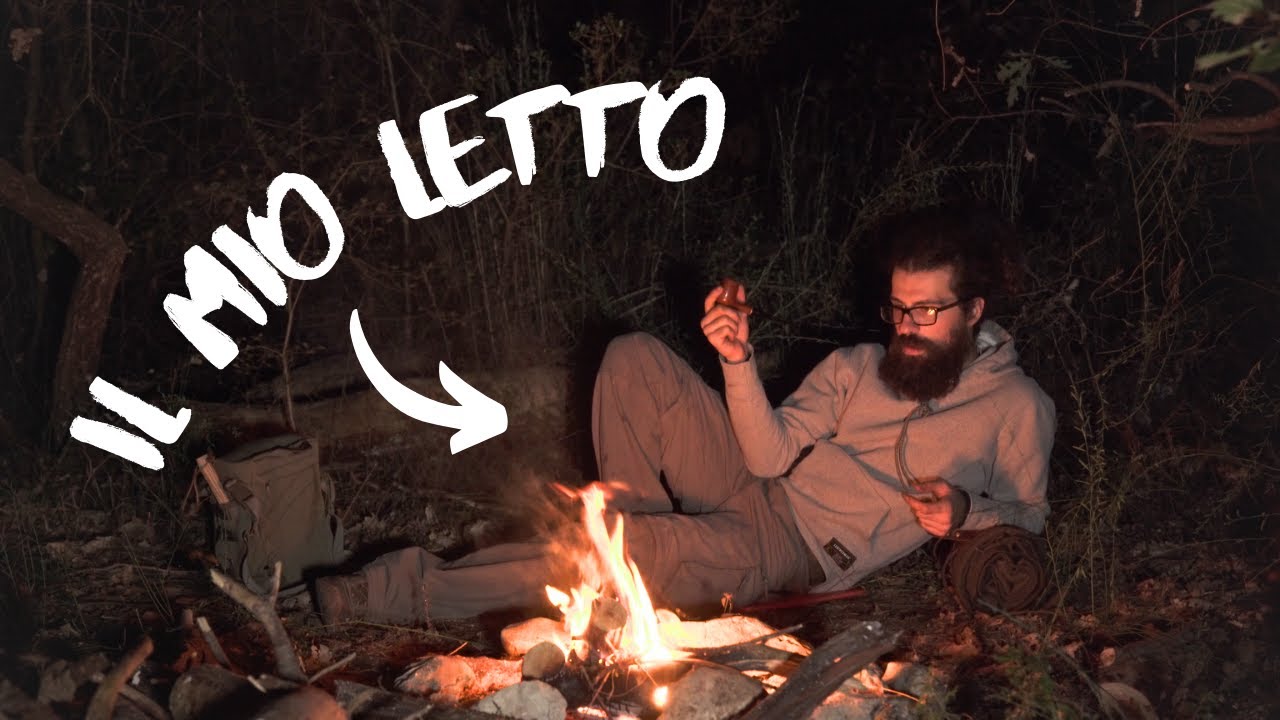 NOTTE nel BOSCO Senza (quasi) NIENTE - Pipa, Bedroll, Haversack (Versione Integrale)