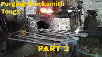 Thak Ironworks - Forging Blacksmith Tongs PART 3