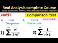 Comparison test for convergence and divergence lec#57 #mathematics #ppsc #fpsc #nts #maths #csirnet