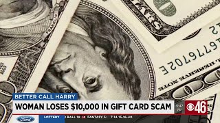 Consumer Alert: Local woman loses thousands in gift card scam