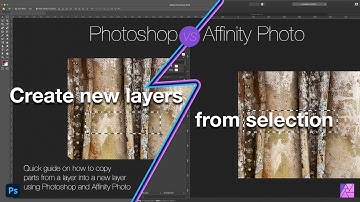 Create a new layer from selection - How Affinity Photo does it
