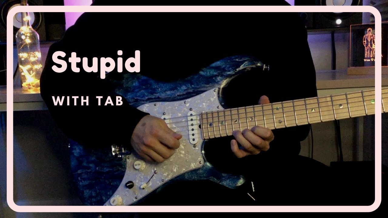 Vincent Blue   Stupid  Tab  Jazz Guitar Solo Cover