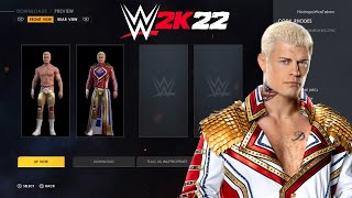 WWE 2K22 - How To Get Cody Rhodes￼