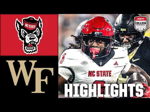 NC State Wolfpack vs. Wake Forest Demon Deacons | Full Game Highlights | ESPN College Football
