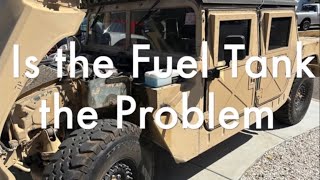 HMMWV fuel tank troubleshooting 