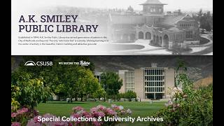 Careers for Historians, Archives, Eric Milenkiewicz (CSUSB) & Dr. Nathan Gonzalez (Smiley Library)
