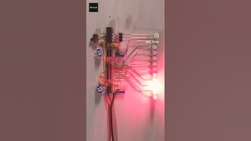 Diy RGB LED chaser circuit using CMOS IC CD4017 Logic Counter, 20 LEDs and NE555 timer. #diy  #reels
