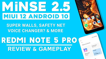 MIUI 12 MiNSE 2.5 ANDROID 10 FOR REDMI NOTE 5 PRO | SAFETY NET, VOICE CHANGER? & MORE | REVIEW