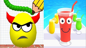 Draw To Smash vs Juice Run - All Levels SpeedRun Gameplay Ep 1