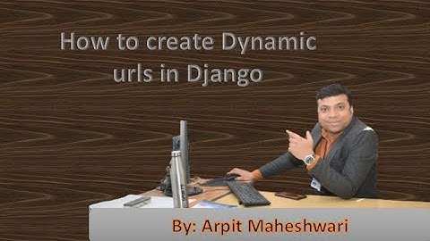 How to create Dynamic urls in Django