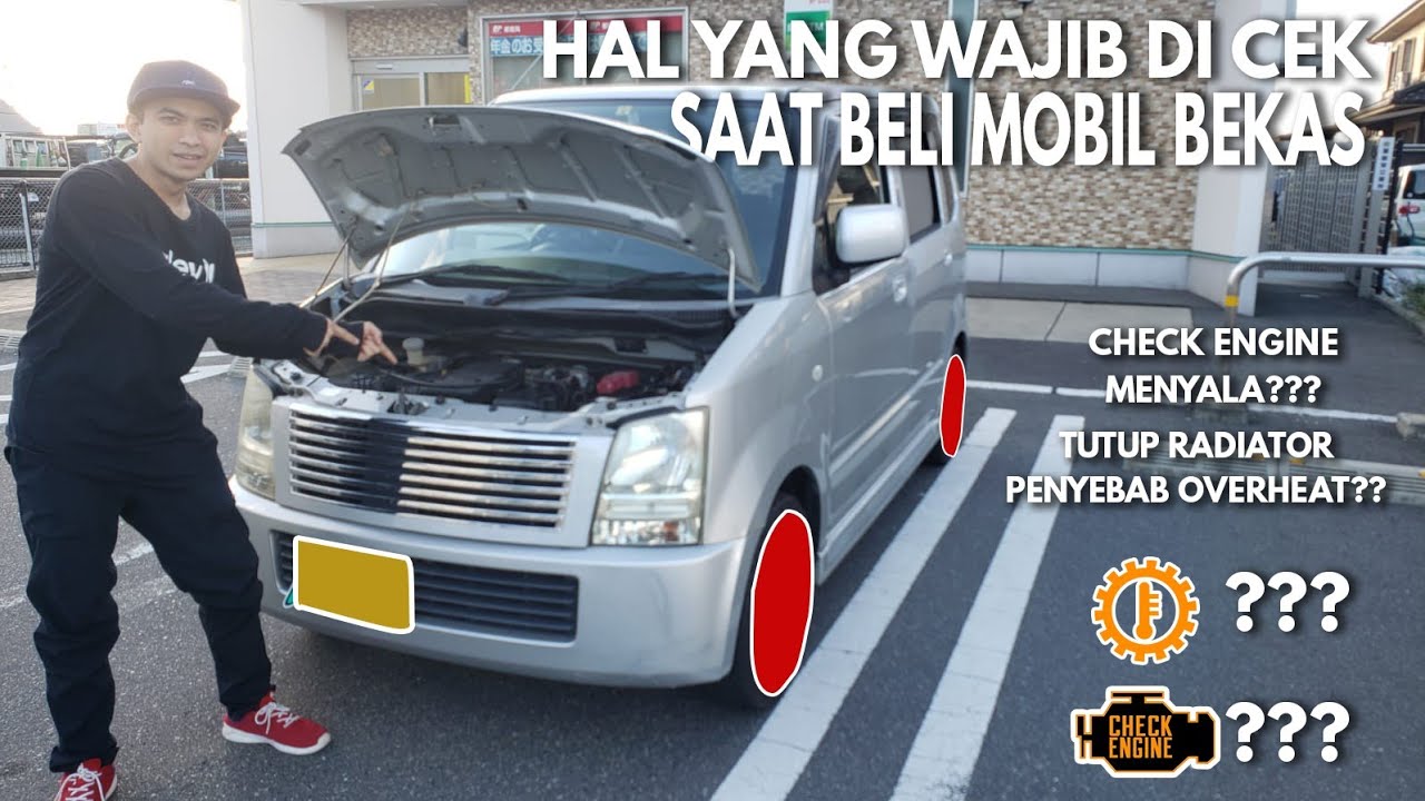 #VLOG2 MOBIL BEKAS WAJIB CEK HAL SEPELE BISA FATAL !! // CHECK ENGINE ...
