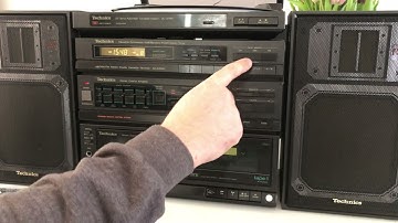 Technics Sa X25 wl Hifi System Sl Js16r F333 speakers