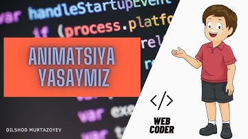 Html Css Js dan Animatsiya yasash // Animatsiya darsi // Dilshod Murtazoyev // Animatsiya Yasash