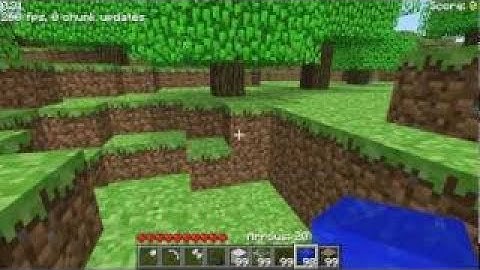 Finite water in Minecraft