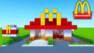 Minecraft Tutorial: How To Make A McDonalds &quot;Mini Mcdonalds&quot;