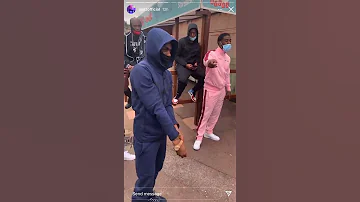 Russ Millions and Tion Wayne practicing for OFB boxing match 🔥