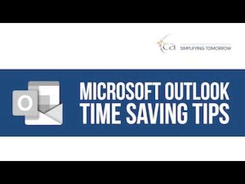 Microsoft Outlook Time Saving Tips | Berrien Springs, MI  | tcaSynertech