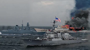 China Shock! (May 17, 2024) U.S. PH and French Warships Chase Chinese Ships Stalk in South China Sea
